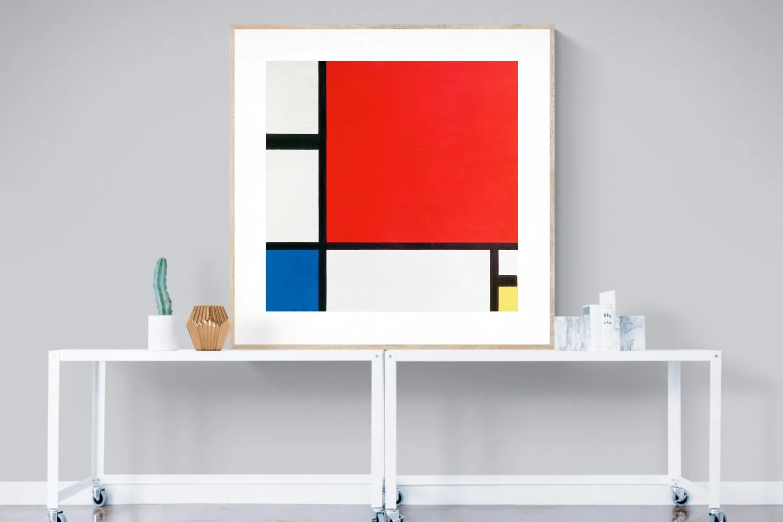 Composition with Red Blue & Yellow