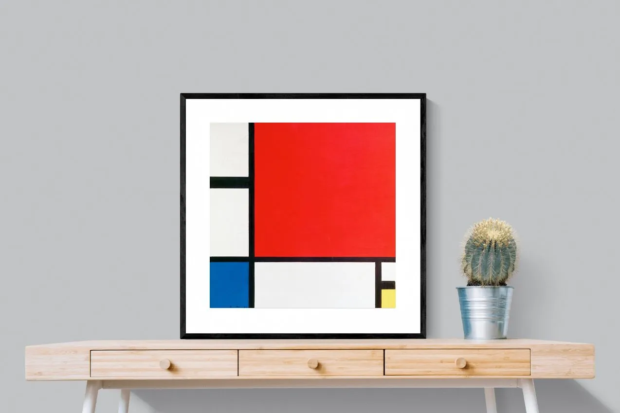 Composition with Red Blue & Yellow