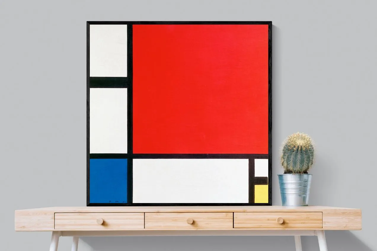 Composition with Red Blue & Yellow