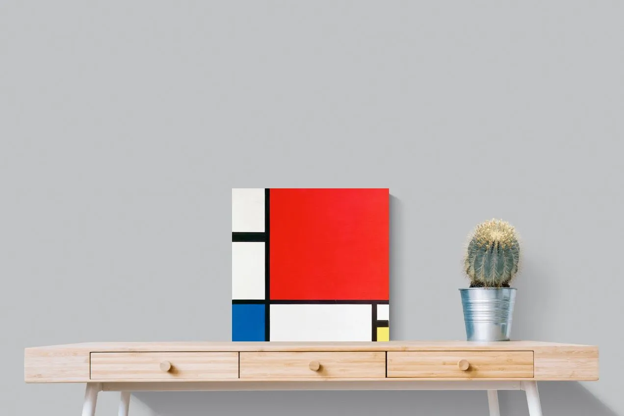 Composition with Red Blue & Yellow