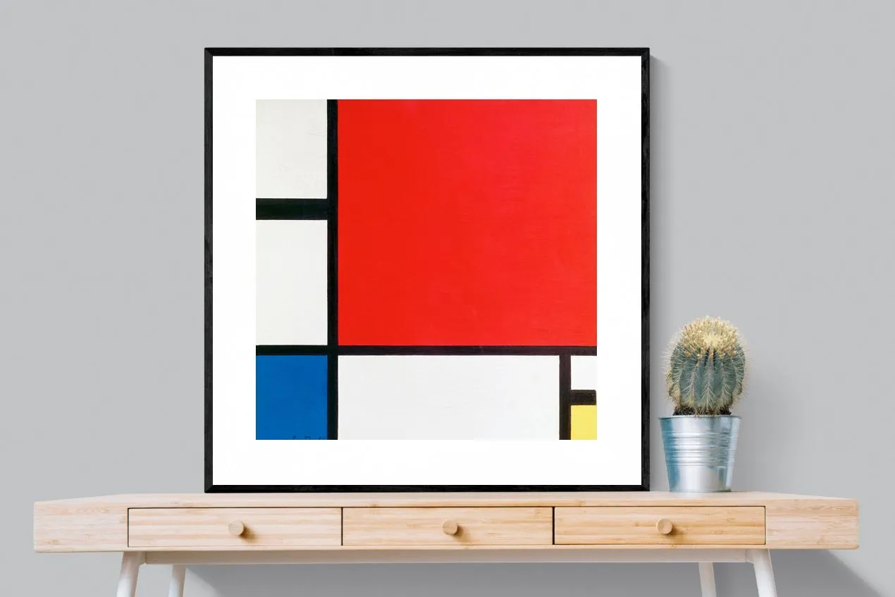 Composition with Red Blue & Yellow