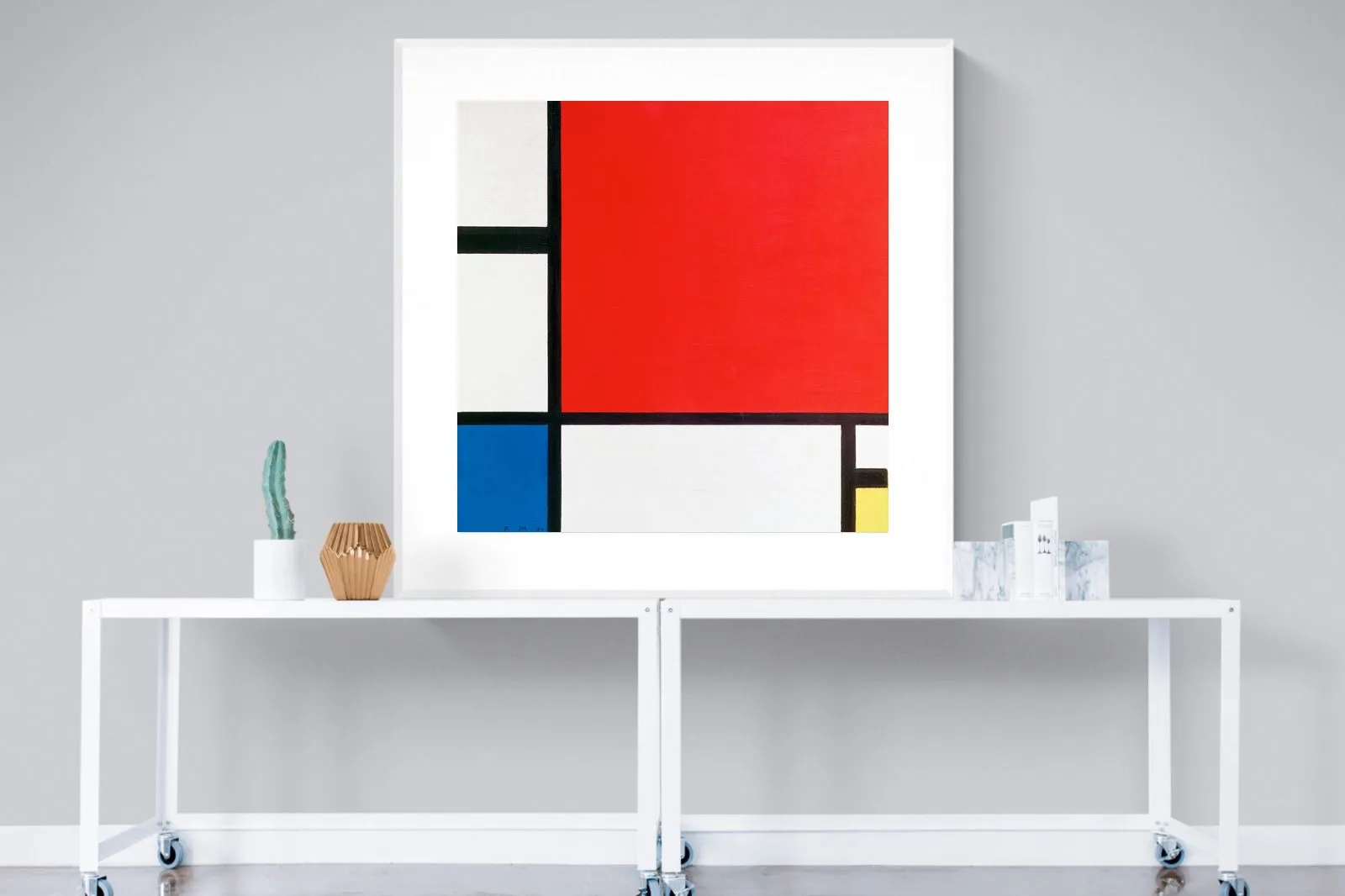 Composition with Red Blue & Yellow