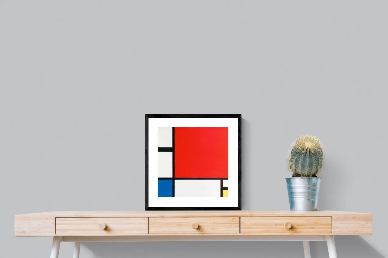 Composition with Red Blue & Yellow