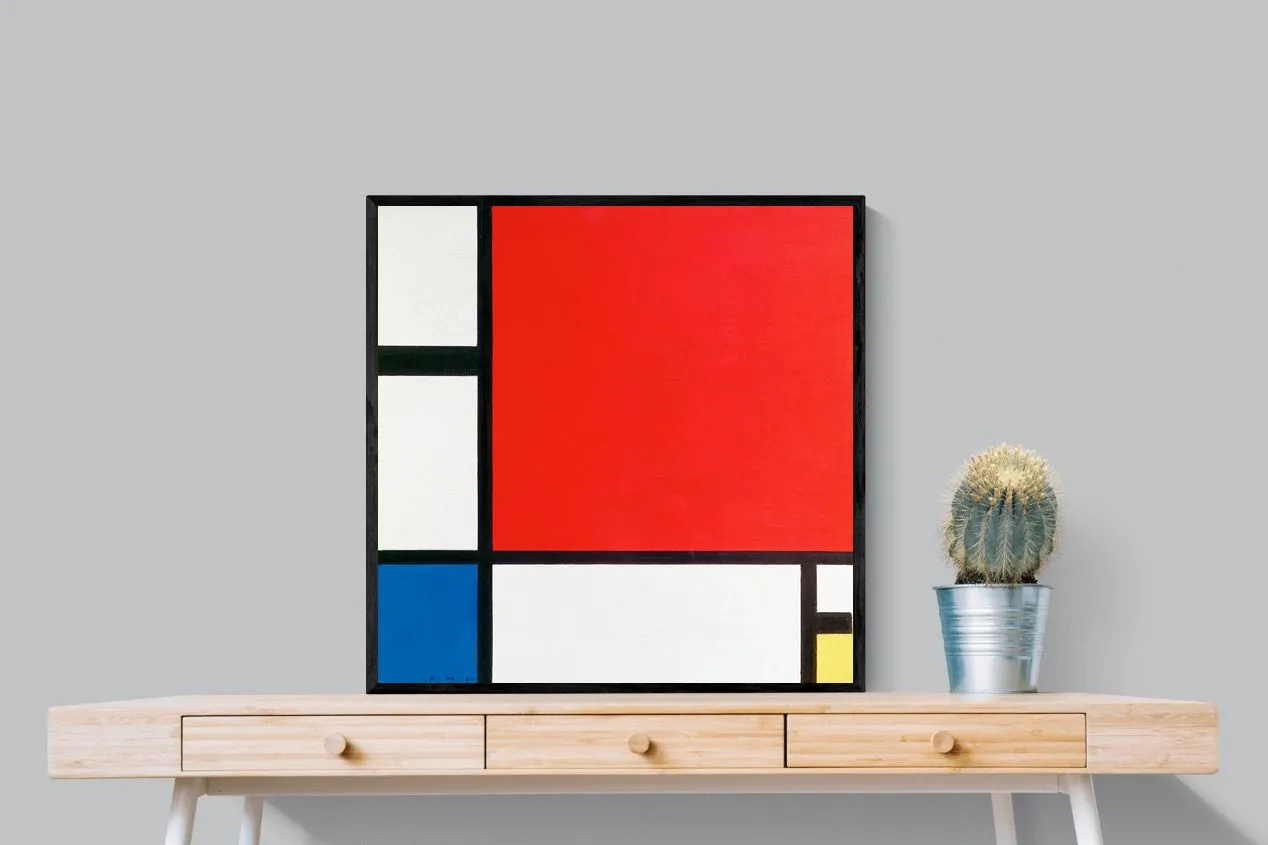 Composition with Red Blue & Yellow