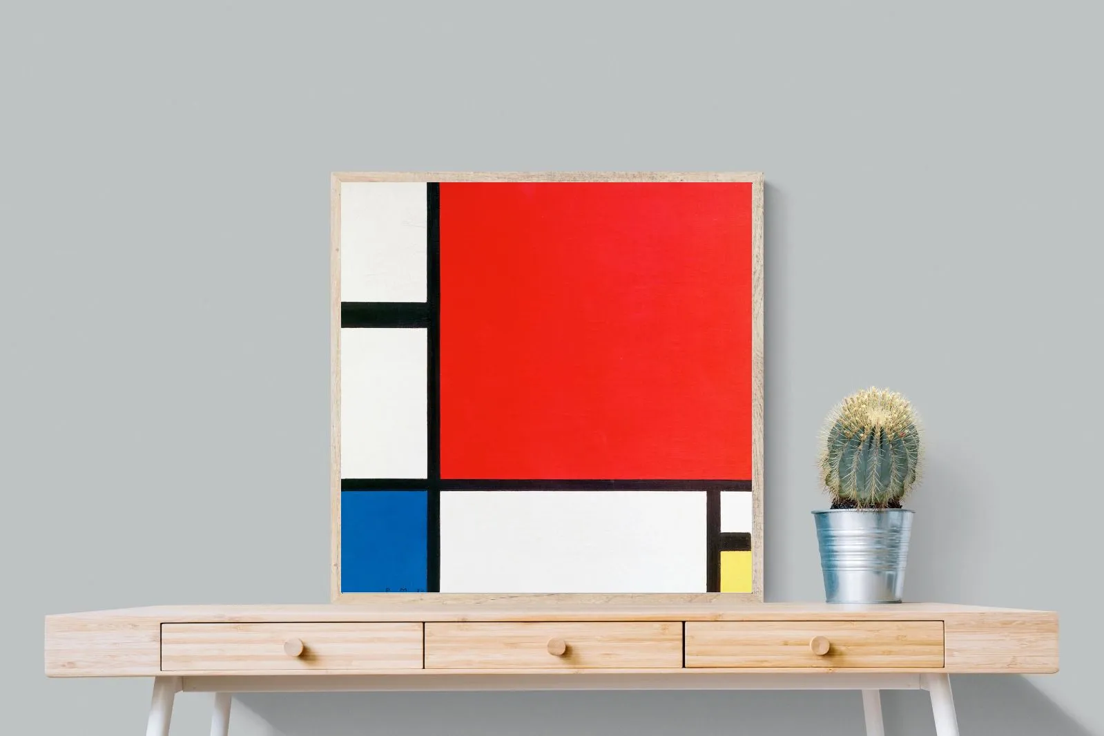 Composition with Red Blue & Yellow