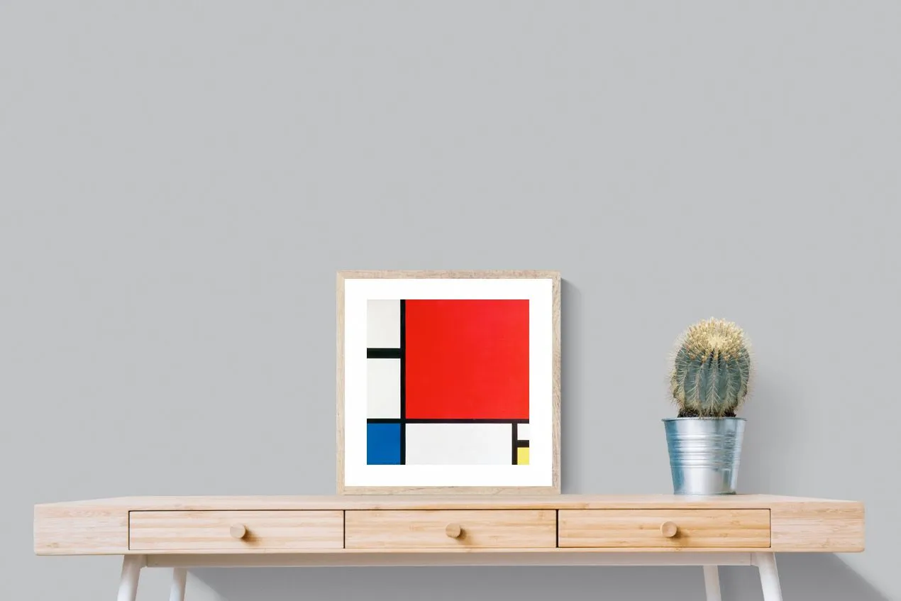 Composition with Red Blue & Yellow