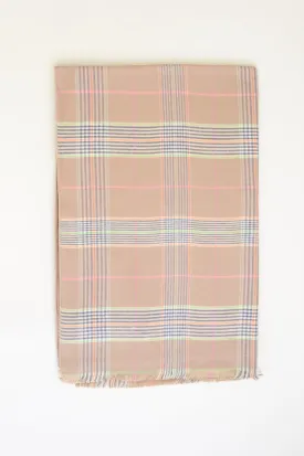 Cozy Scarf, Coffee Tartan