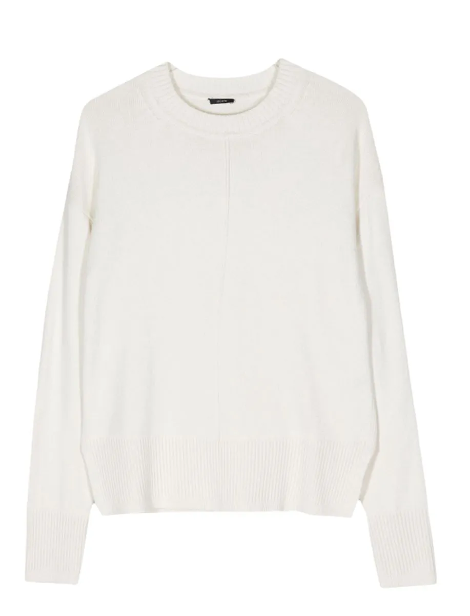 CREW-NECK SILK-BLEND JUMPER