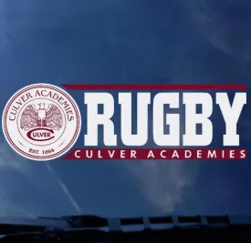 Culver Academies Rugby Decal