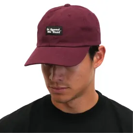 Dad Hat "ISWT" Burgundy