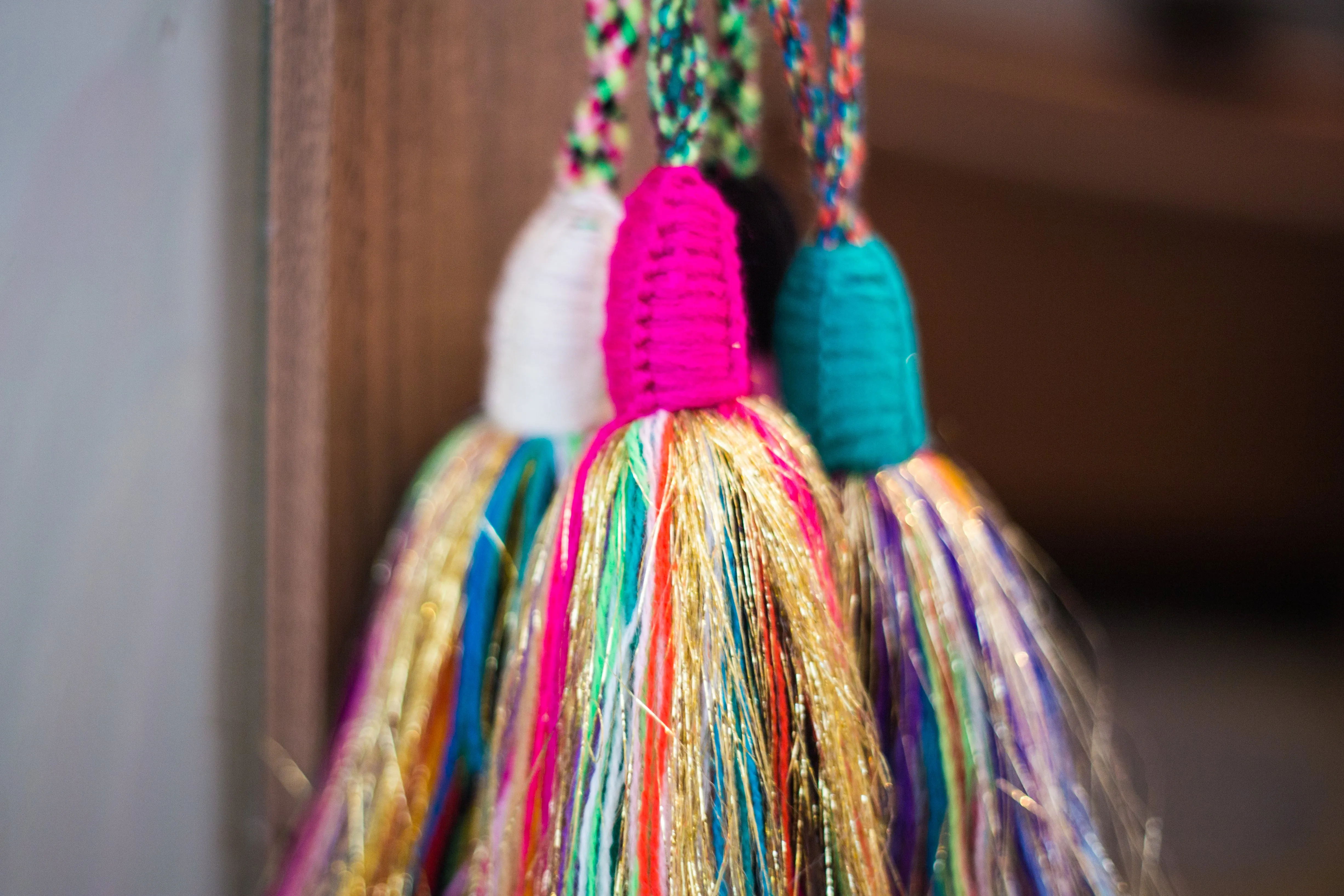 Decorative Hanging Tassel - Multicolor/Black