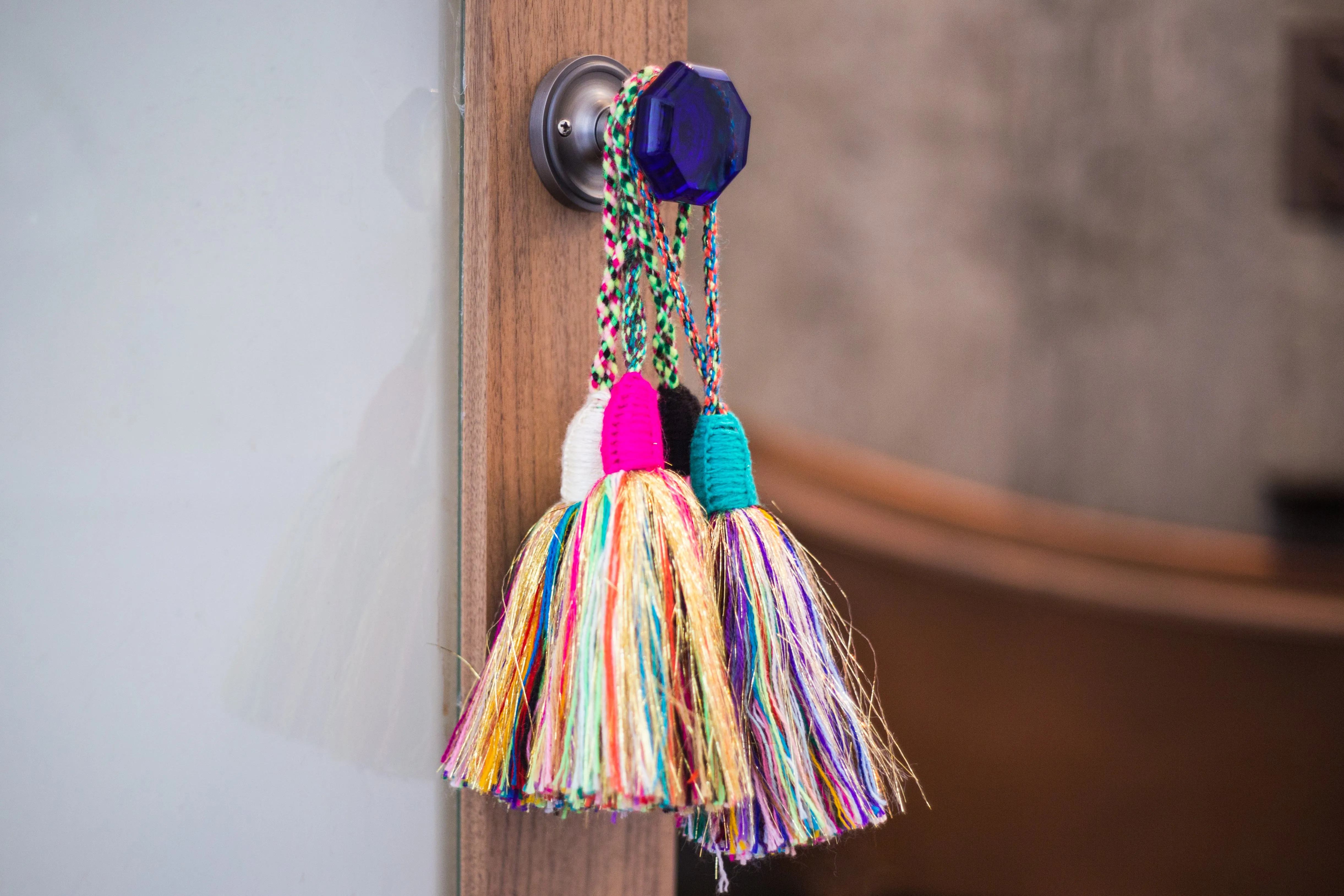 Decorative Hanging Tassel - Multicolor/Black