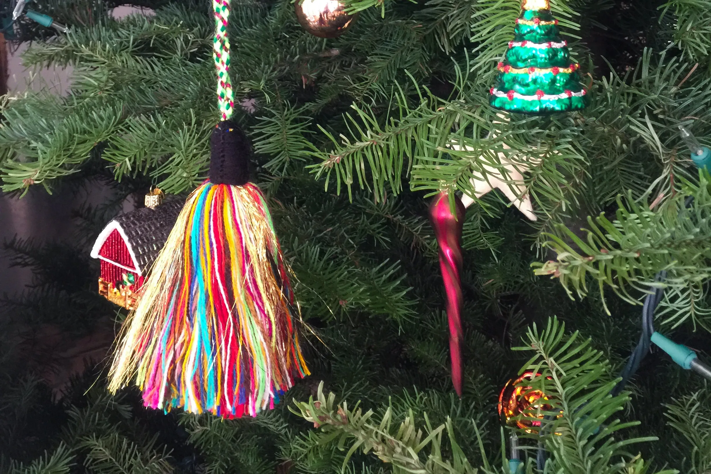 Decorative Hanging Tassel - Multicolor/Black