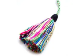 Decorative Hanging Tassel - Multicolor/Black