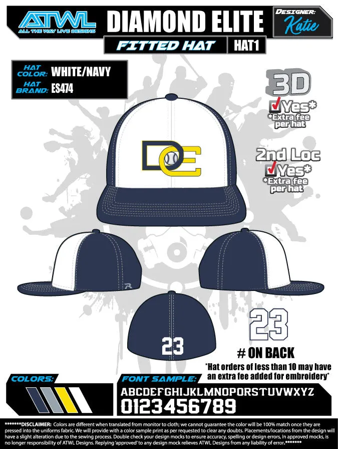 Diamond Elite White/Navy Hat