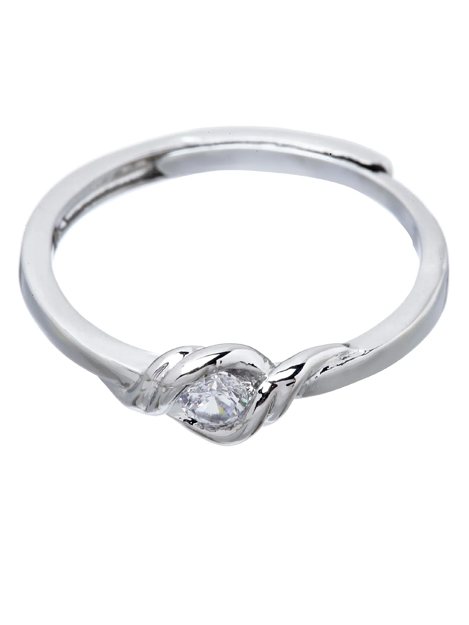 Elegant Austrian Crystal Adjustable Ring for Women