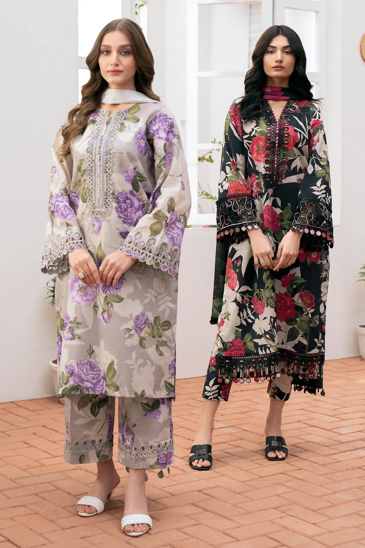 EMBROIDERED LAWN UF-531