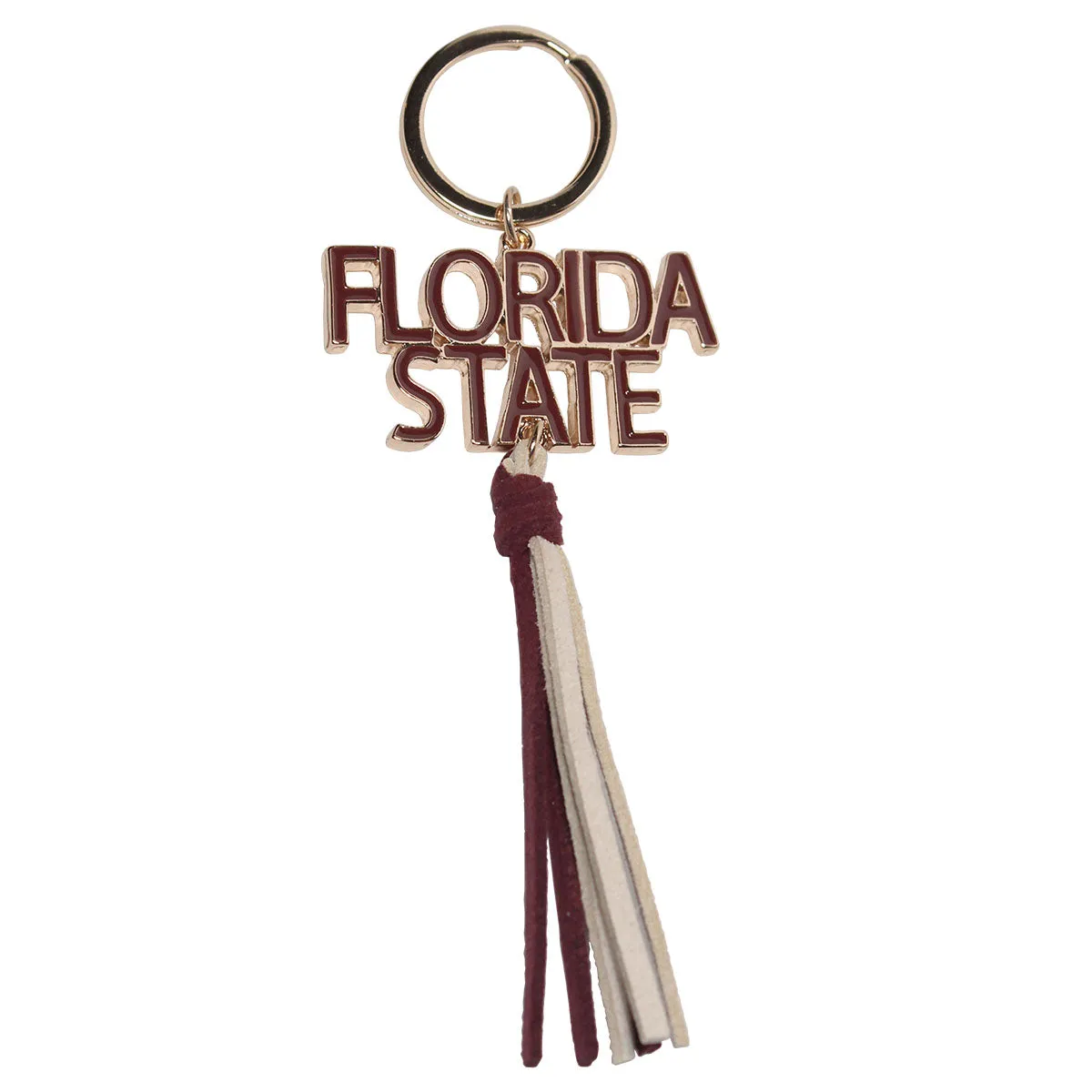 Emerson Street Florida State Tassel Key Chain