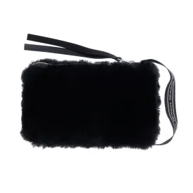 EMU Branded Clutch in Black