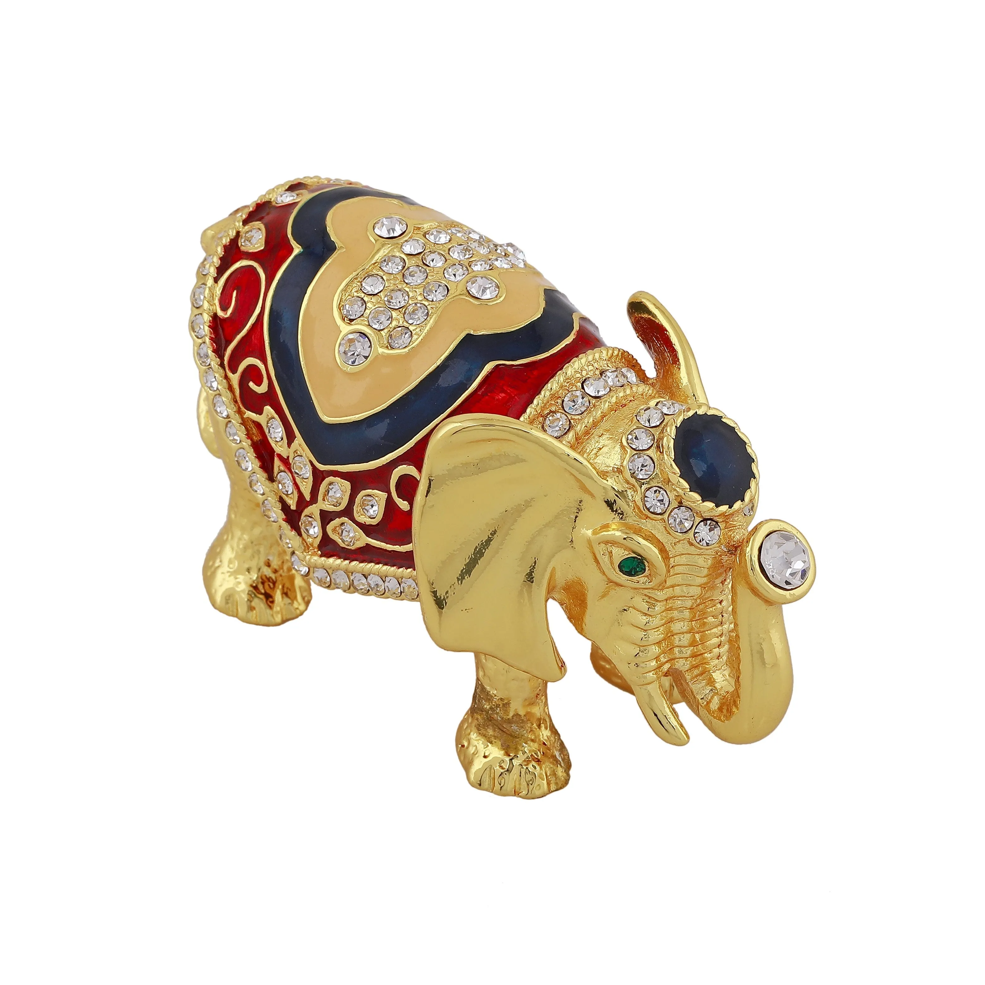 Estele Gold Plated Elephant Idol