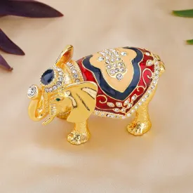 Estele Gold Plated Elephant Idol