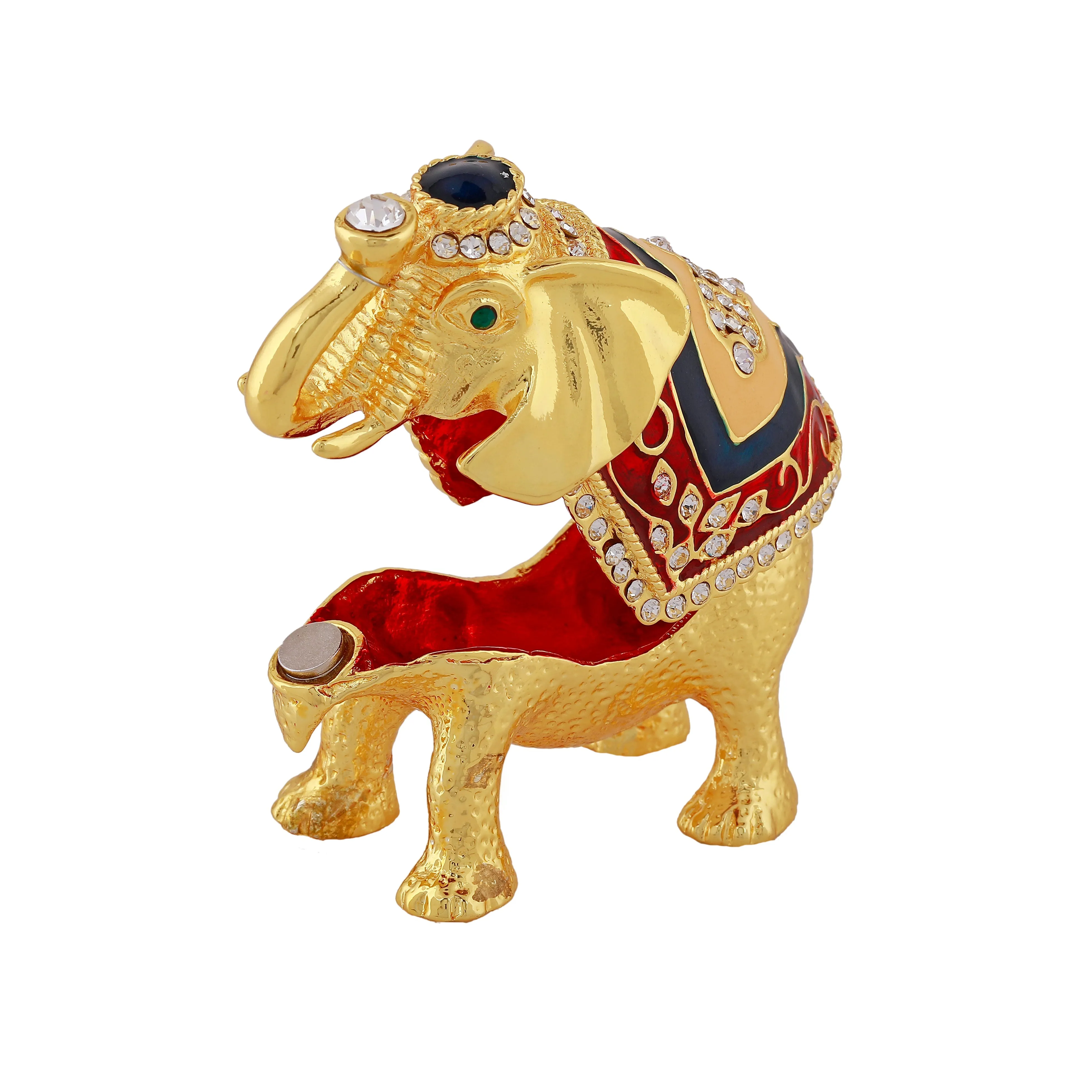 Estele Gold Plated Elephant Idol