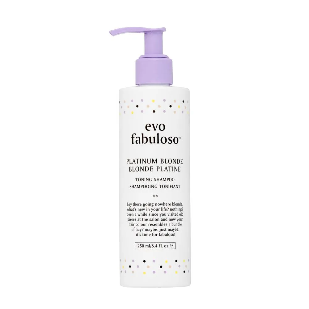 Evo | Fabuloso | Platinum Blonde Toning Shampoo |Travel Size