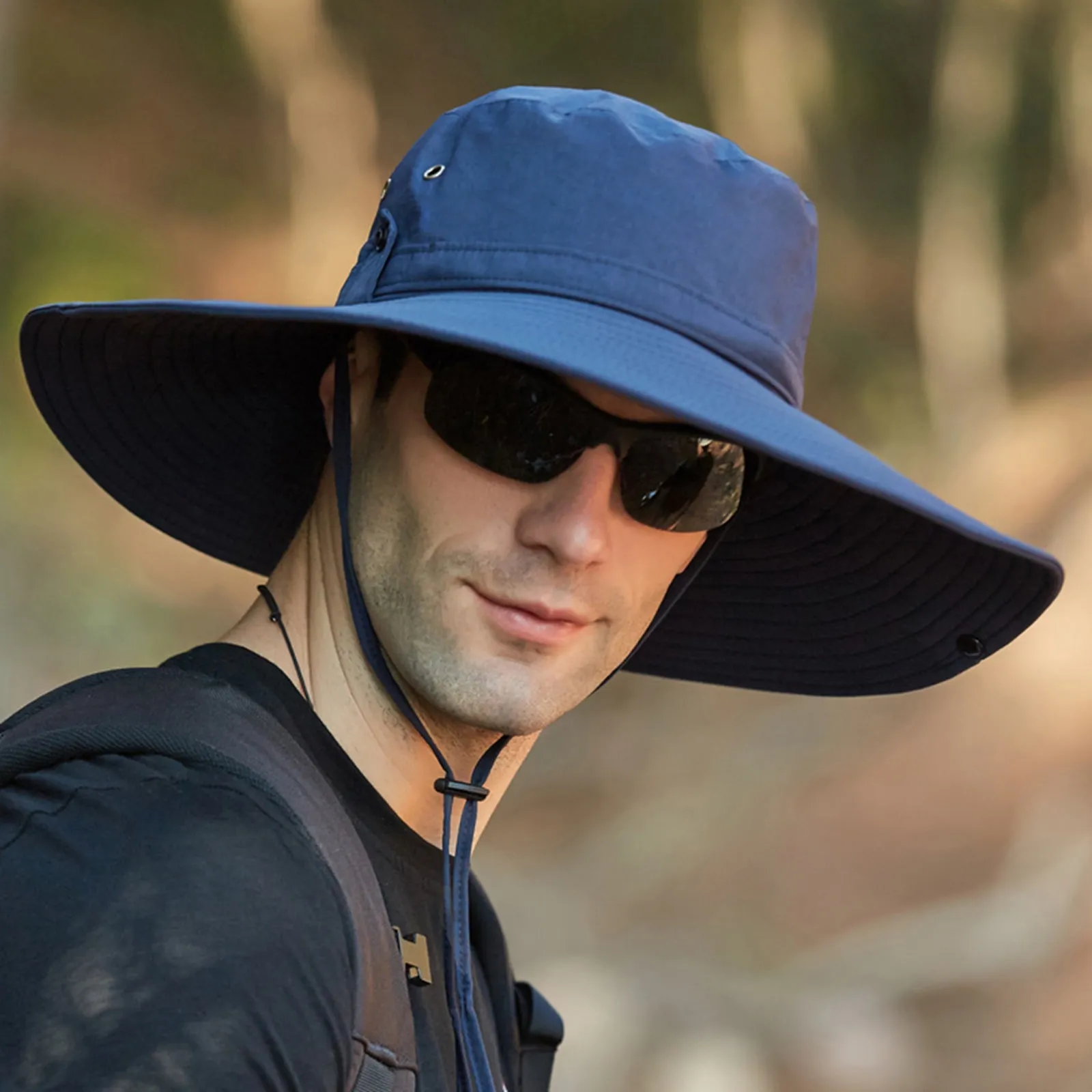 EXTRA LARGE BRIM FOR SUN PROTECTION BUCKET HAT