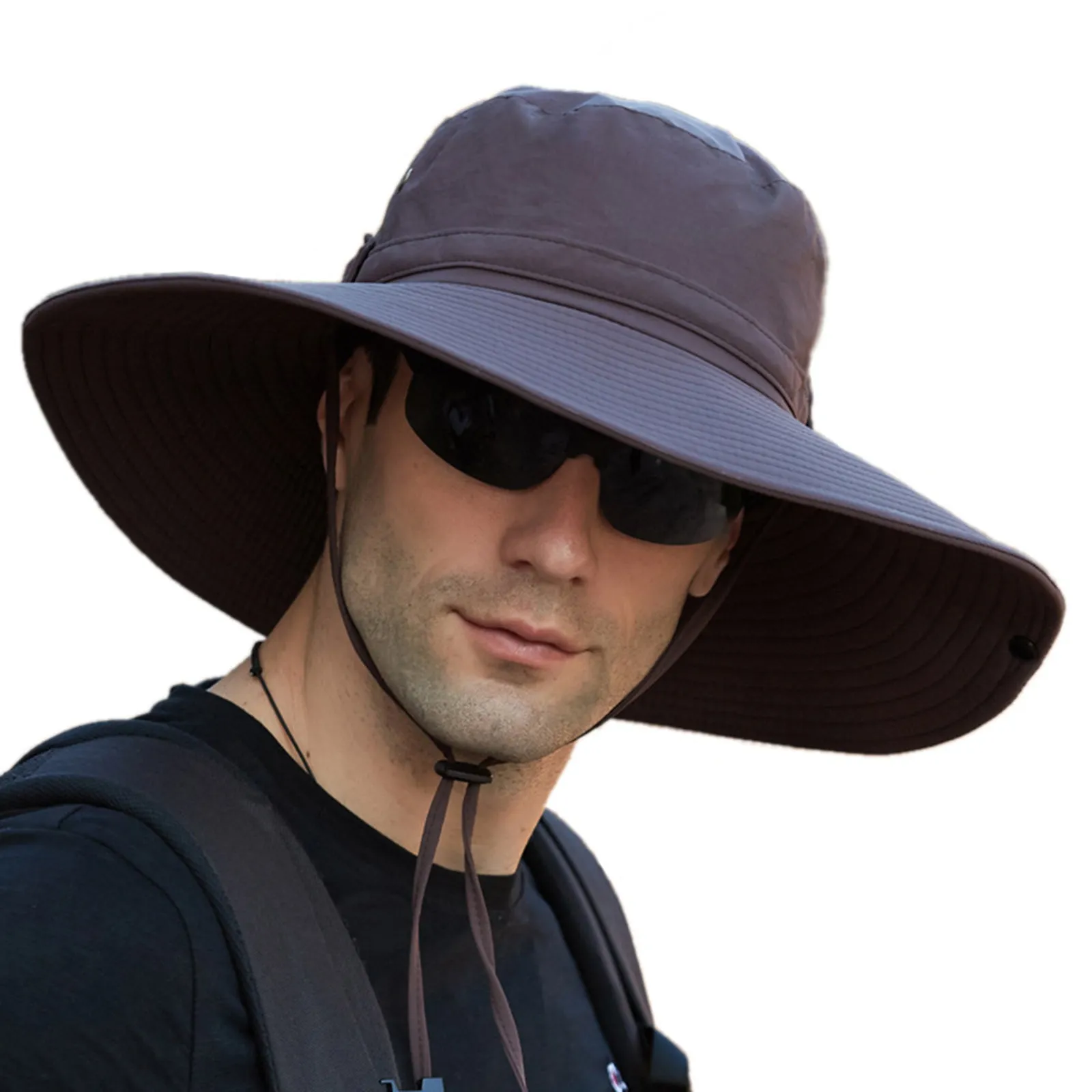 EXTRA LARGE BRIM FOR SUN PROTECTION BUCKET HAT