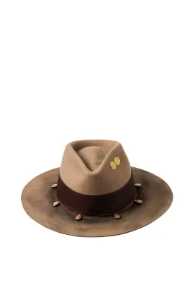 Felt and Chaquira Fedora Hat