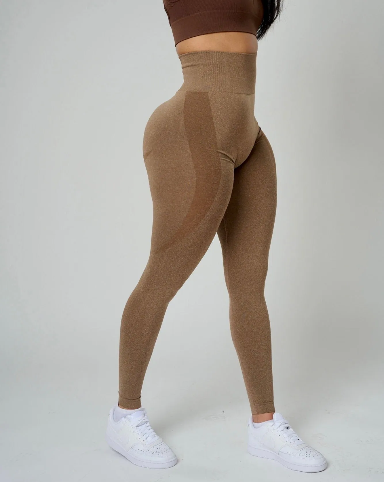 Fiorela Curve Leggings - Mocha