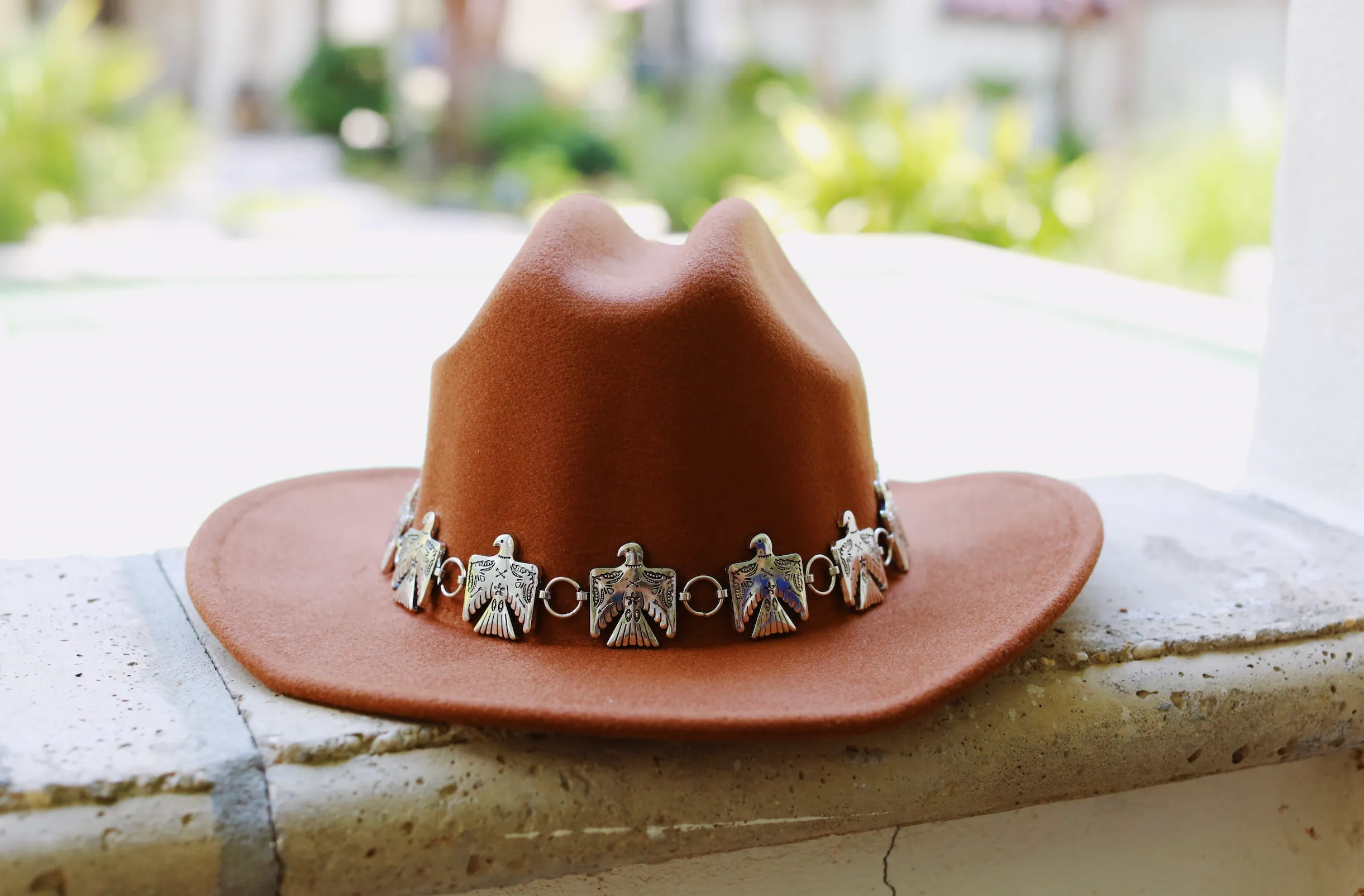 Flying Free Cowgirl Hat - Brown