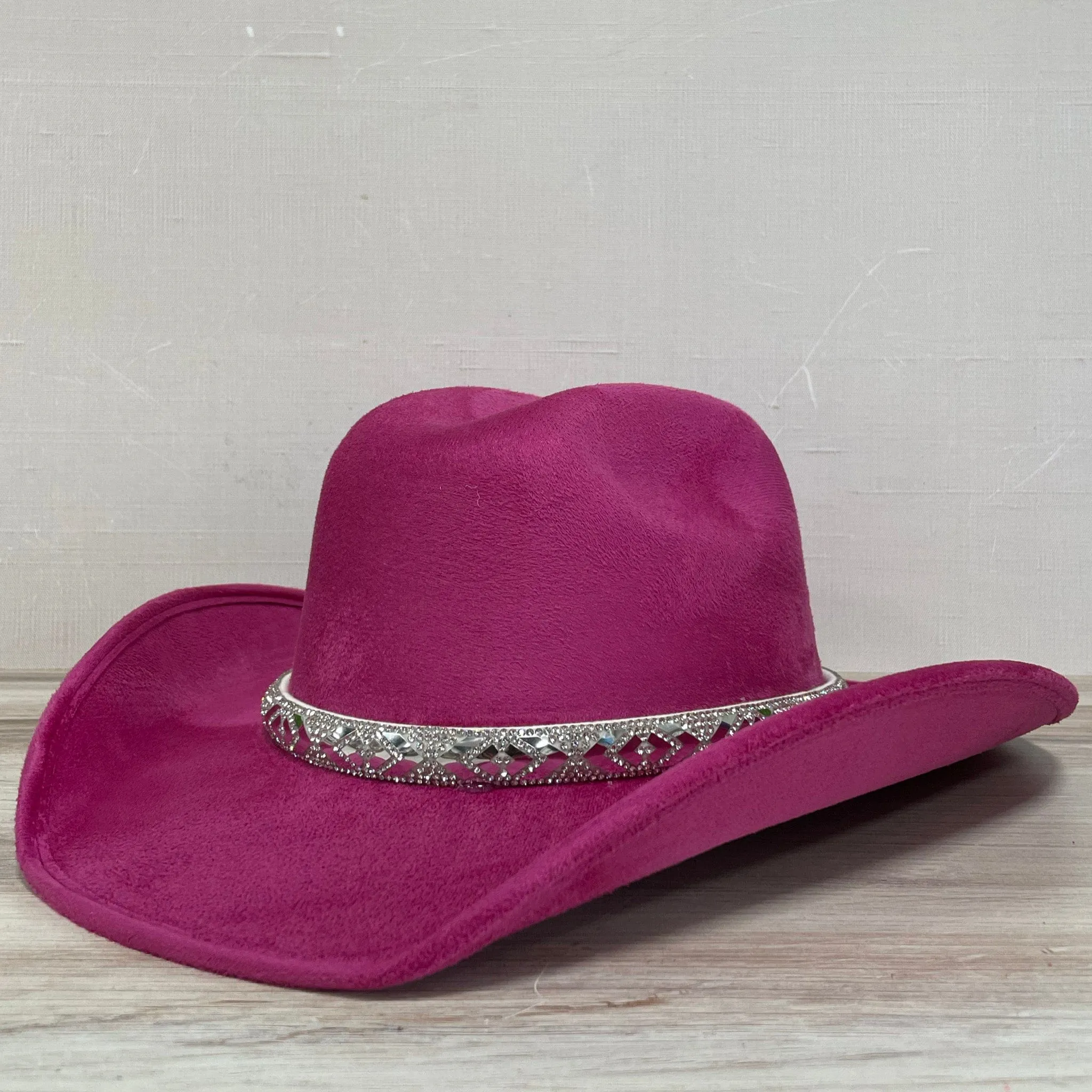 Girls Western Cowboy Suede Hat - Bolona