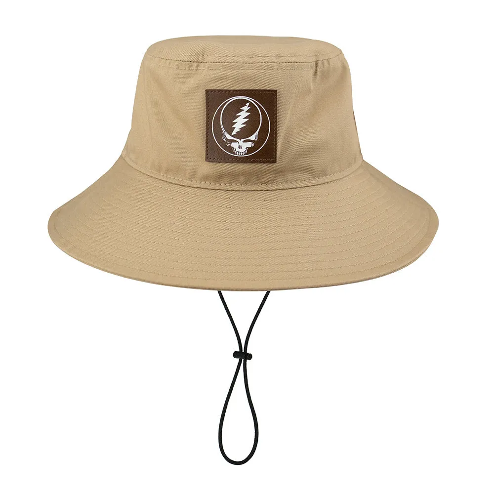 Grateful Dead | Stealie String Bucket Hat | Outdoor Tan