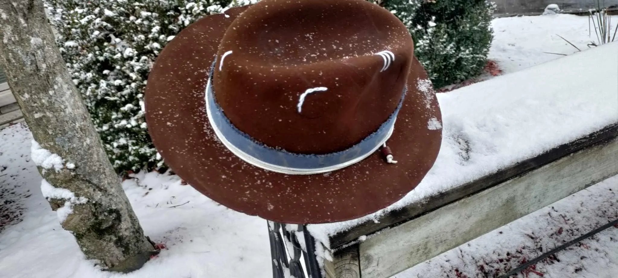 Guerra 1855 Fur Felt Fedora - Restyled/Distressed