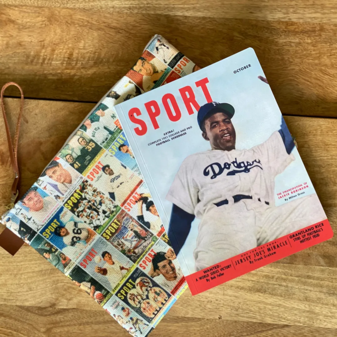 Jackie Robinson October 1951 SPORT Notebook