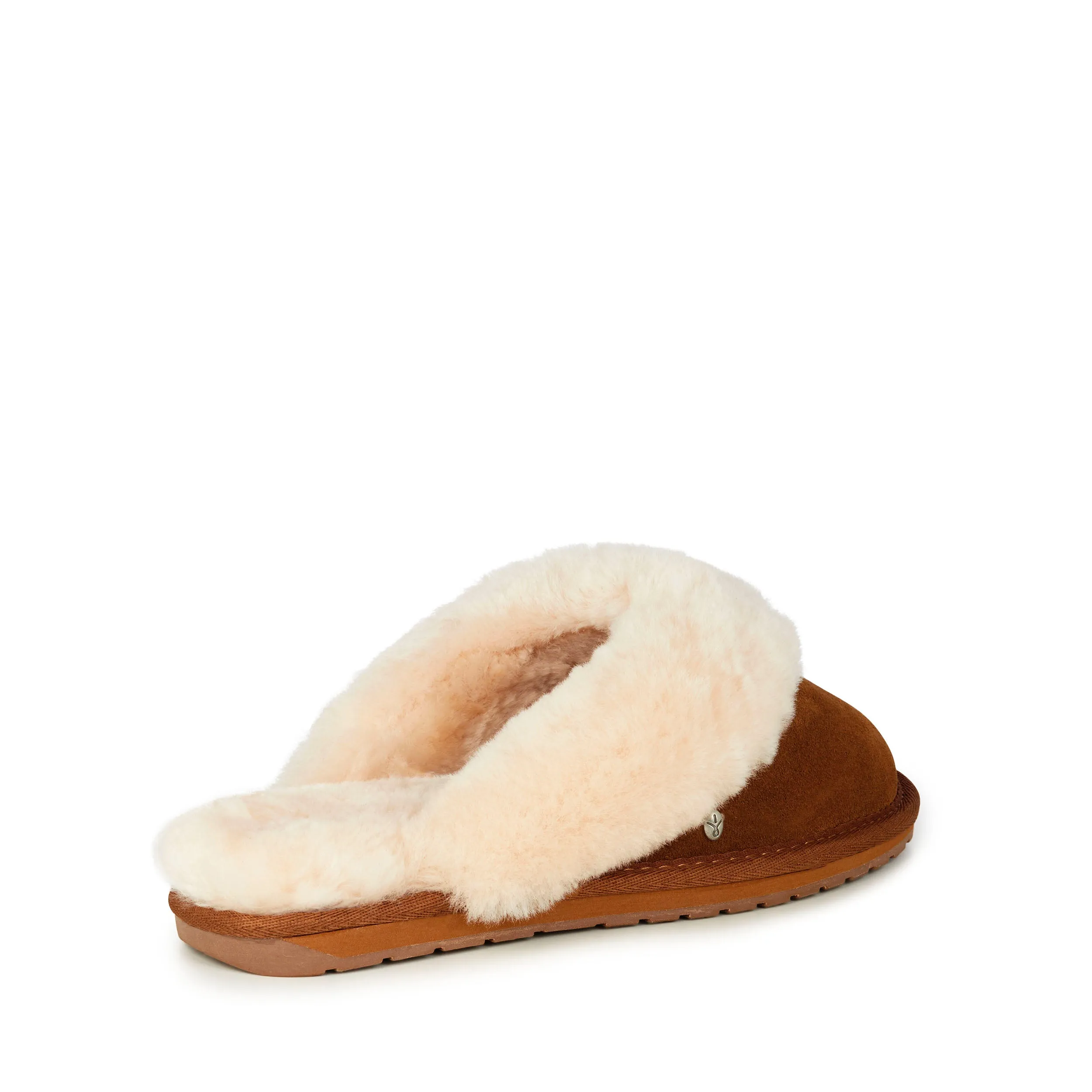 Jolie Slipper Mule in Chestnut