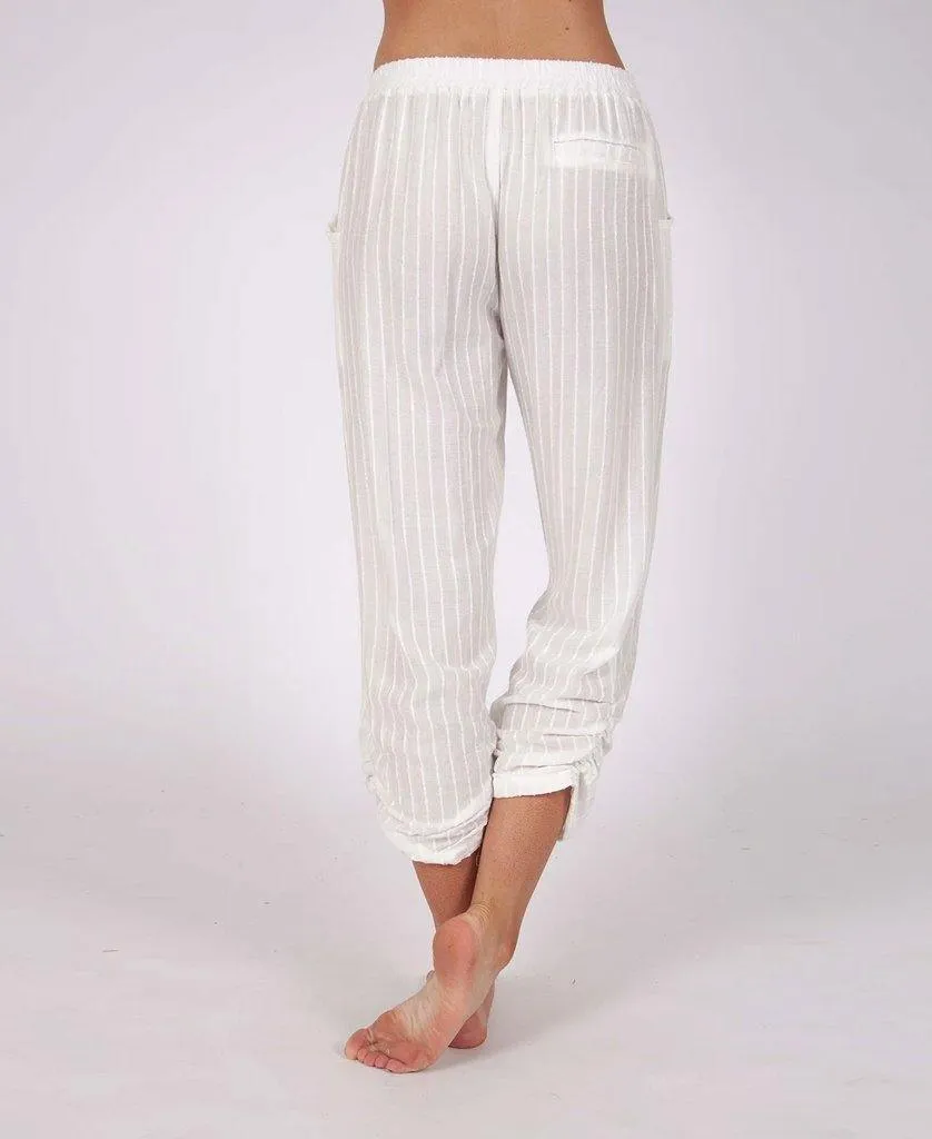 Kellie Pant | Stripe Linen