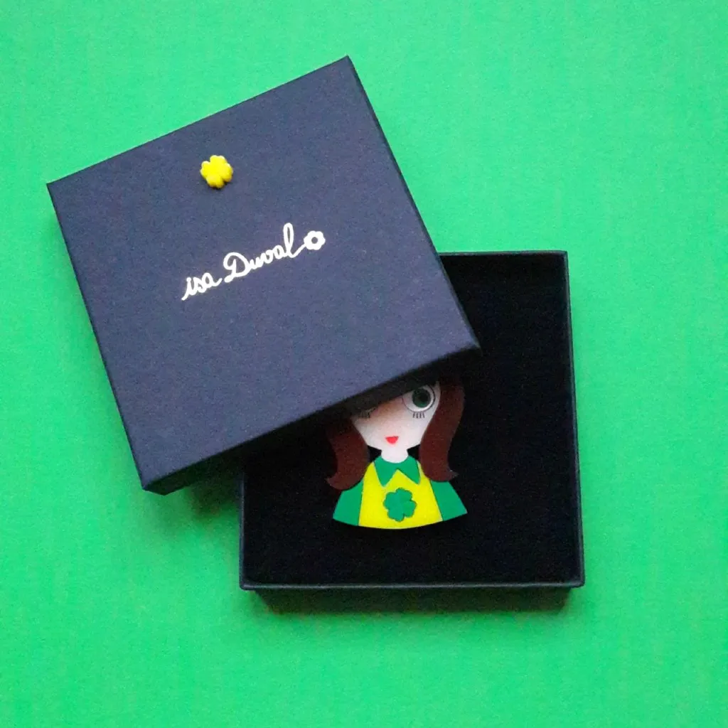 KIARA Acrylic Brooch, St Patrick's Numbered Edition