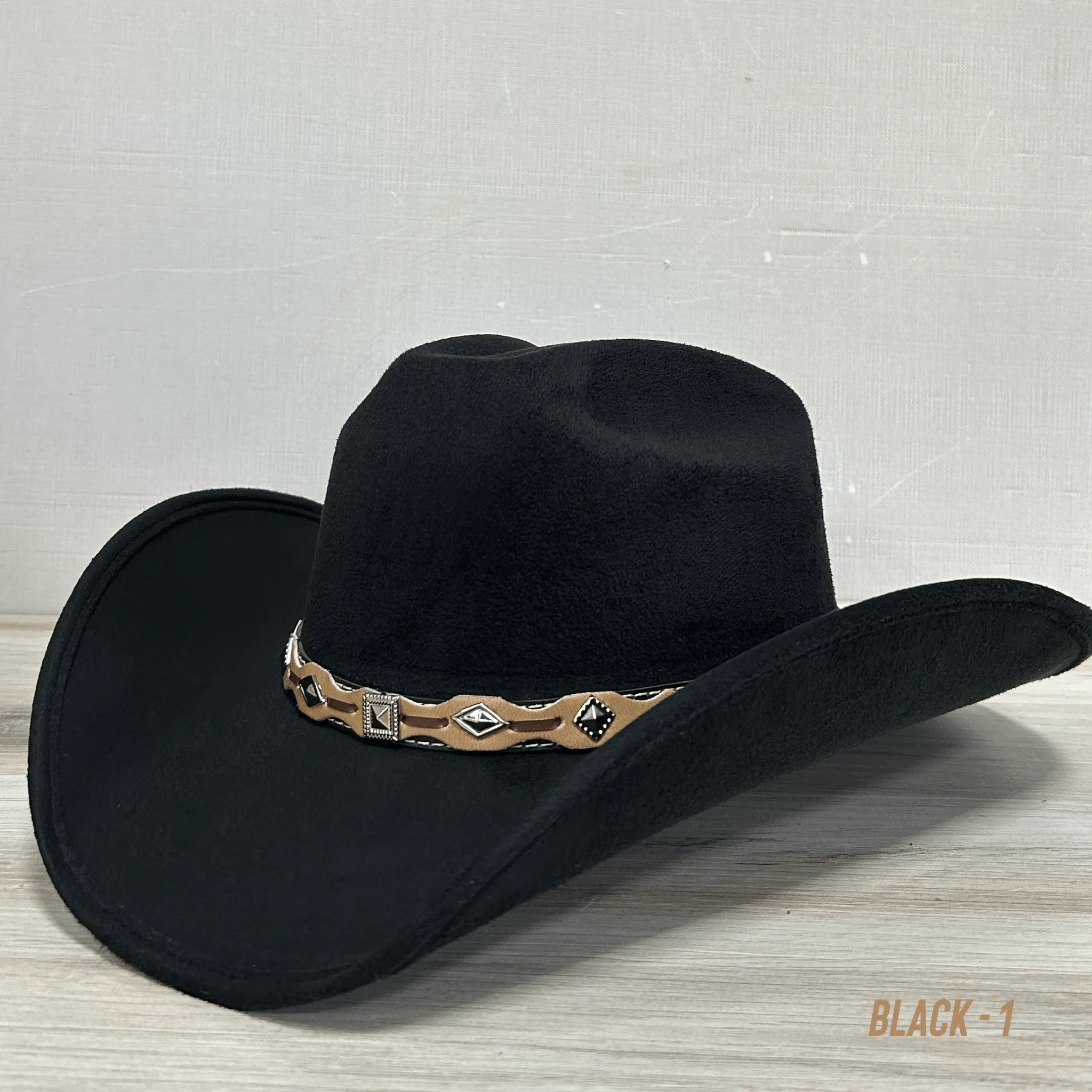 Kids Western Cowboy Suede Hat - Country