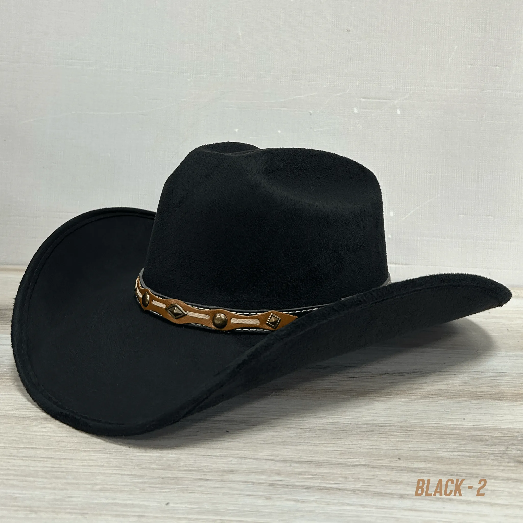 Kids Western Cowboy Suede Hat - Country