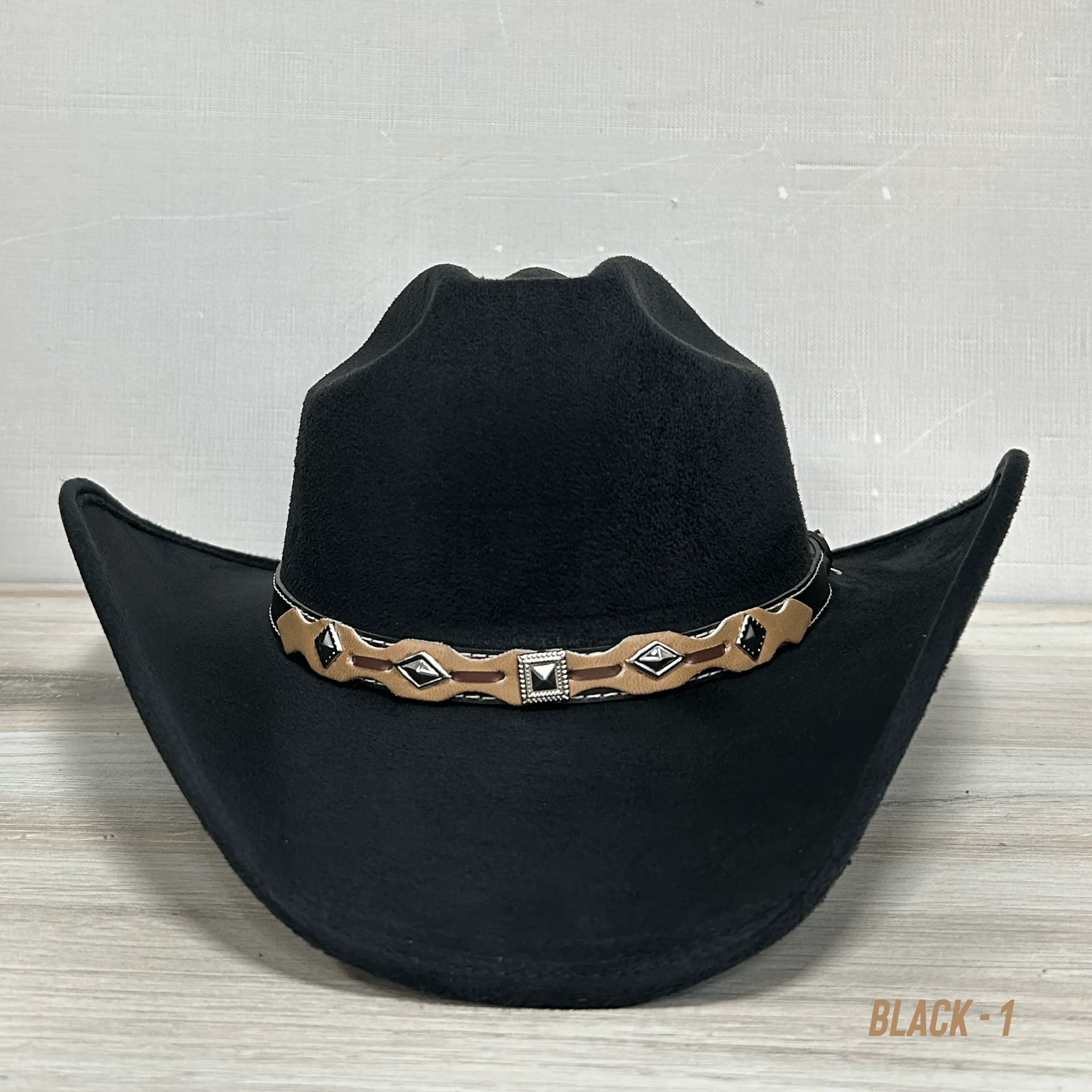 Kids Western Cowboy Suede Hat - Country