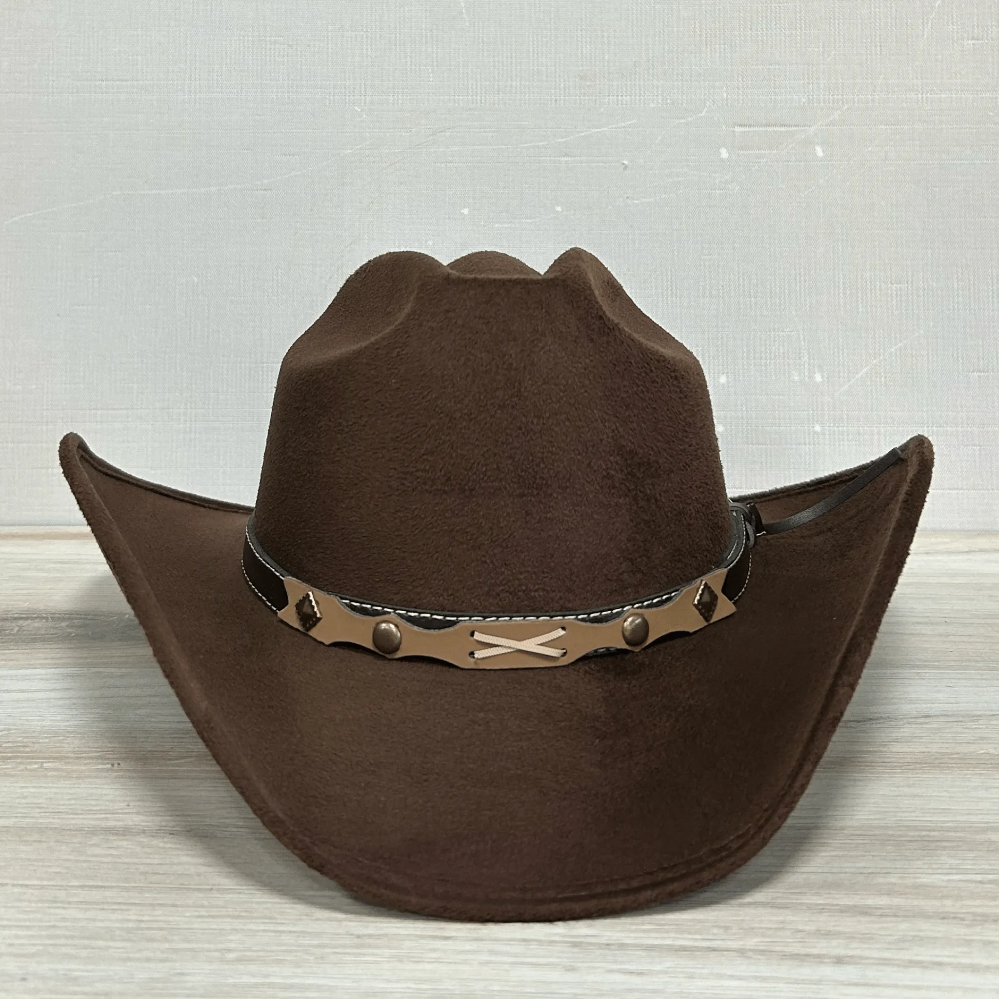 Kids Western Cowboy Suede Hat - Country