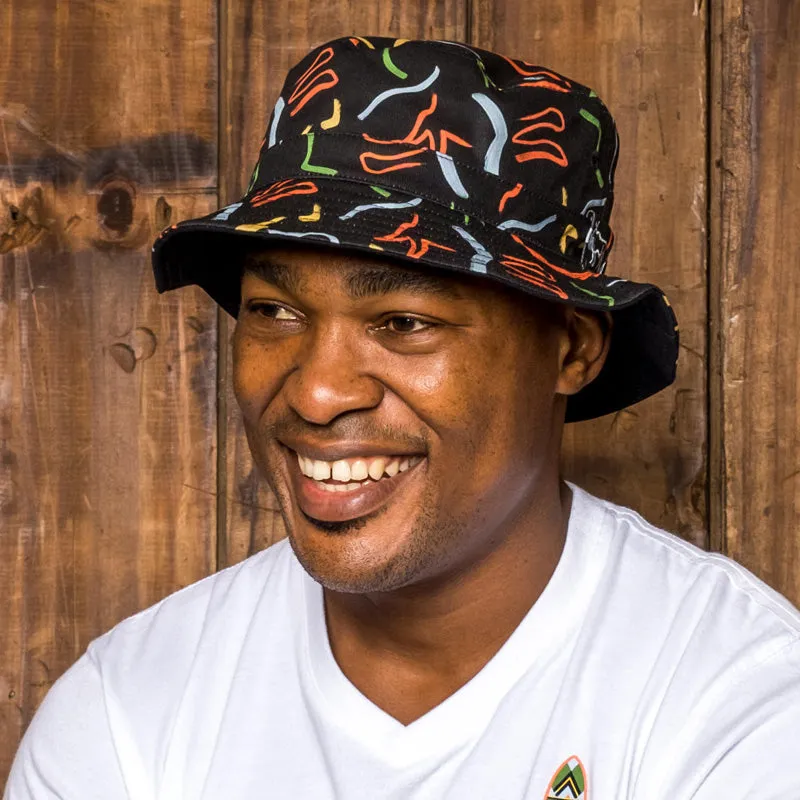 Kingsley Heath Nguni Elements Bucket Hat Mamba/Multi