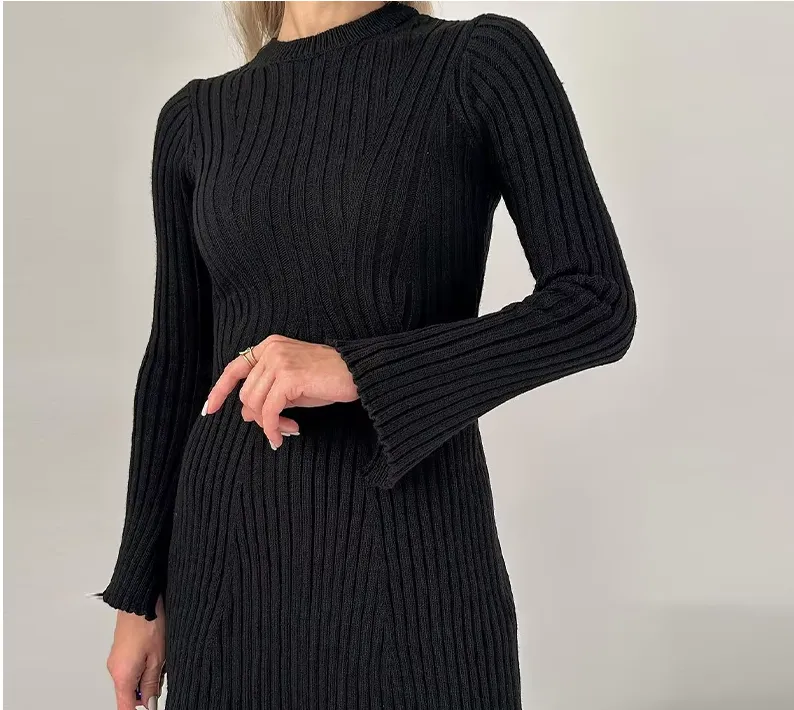 Klara - Rib knitted dress