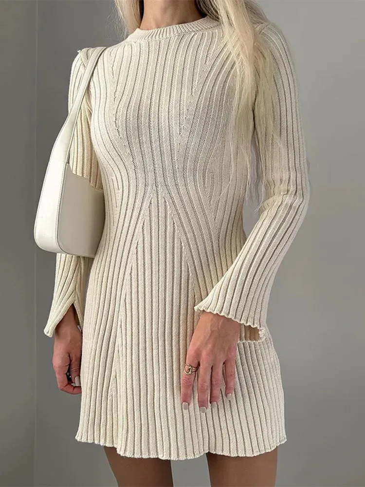 Klara - Rib knitted dress