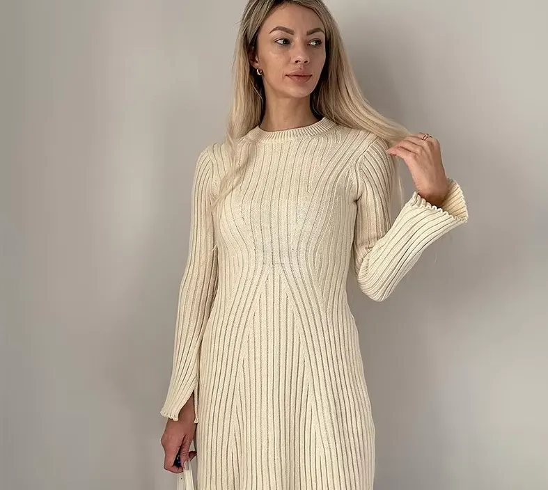 Klara - Rib knitted dress