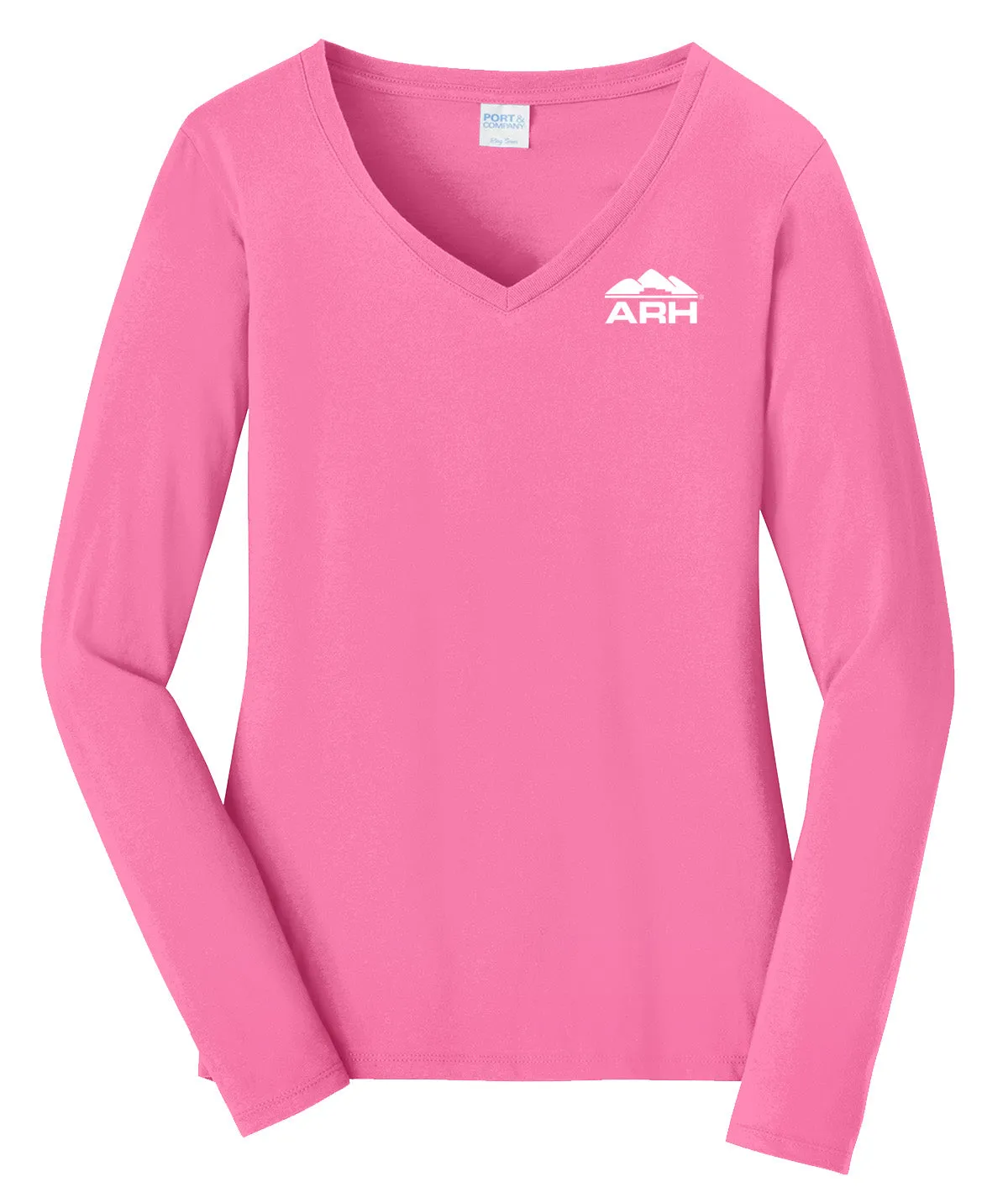 Ladies Favorite Long Sleeve V-Neck Tee - Fashion Colors