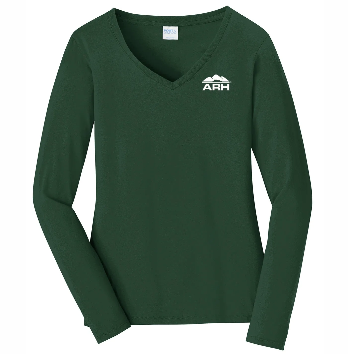 Ladies Favorite Long Sleeve V-Neck Tee - Fashion Colors