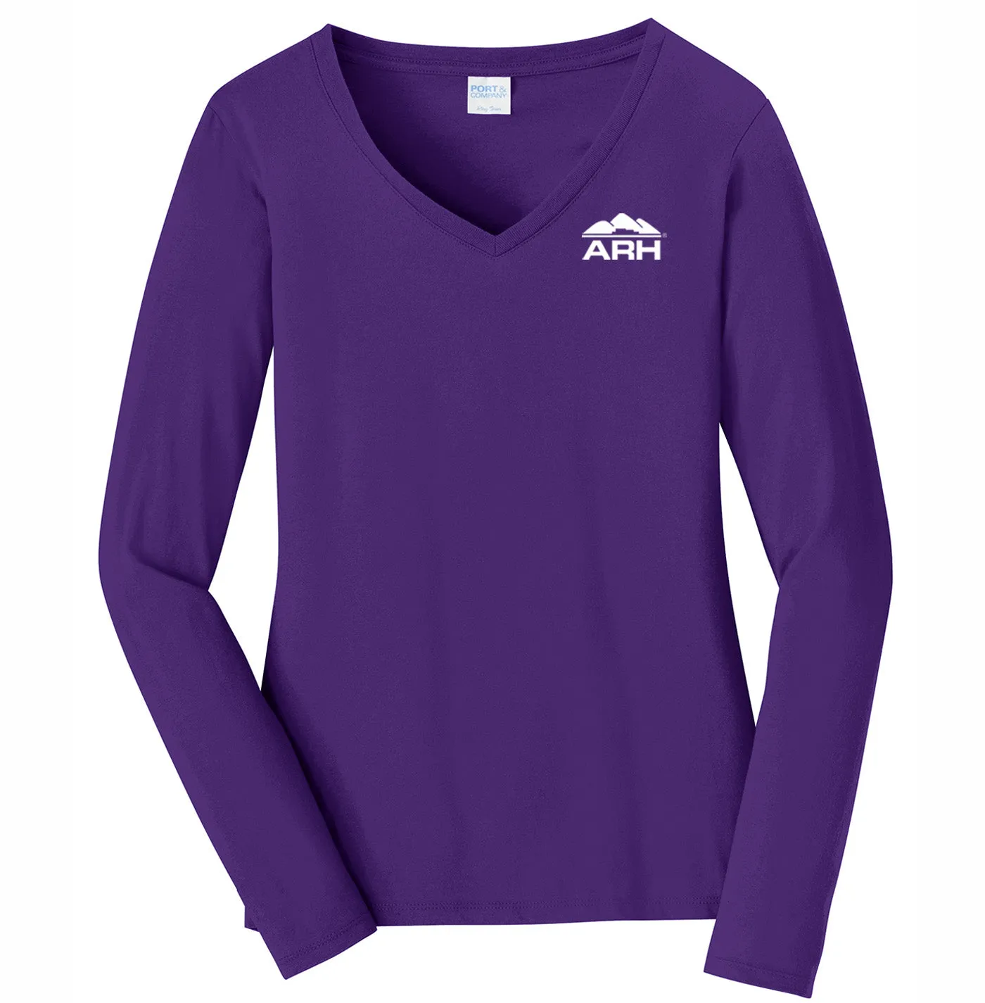 Ladies Favorite Long Sleeve V-Neck Tee - Fashion Colors